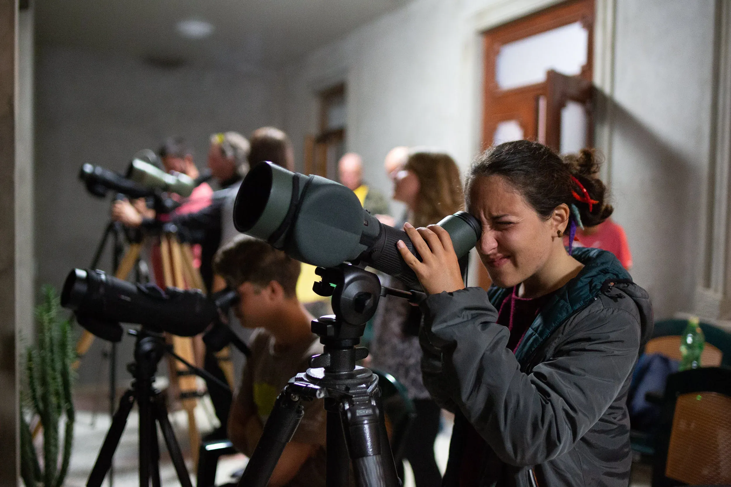 September 24th. Moonwatching with the entire team in the evening.